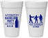Personalized Bachelor Party 20 oz Foam Cups - Bar Crawl | 40010
