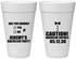 Personalized Bachelor Party 20 oz Foam Cups - Caution Expires On | 40013