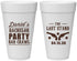 Personalized Bachelor Party 20 oz Foam Cups - The Last Stand | 40016
