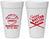 Personalized Bachelor Party 20 oz Foam Cups - Baseball | 40038