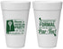 Personalized Bachelor Party 20 oz Foam Cups - Golf Par Tee | 40043