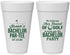 Personalized Bachelor Party 20 oz Foam Cups - Golf | 40052