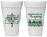 Personalized Bachelor Party 20 oz Foam Cups - Camping | 40064