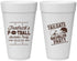 Personalized Bachelor Party 20 oz Foam Cups - Football | 40067
