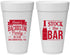 Personalized Bachelor Party 20 oz Foam Cups - Stock The Bar | 40073