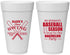 Personalized Bachelor Party 20 oz Foam Cups - Baseball | 40075