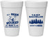 Personalized Bachelor Party 20 oz Foam Cups - Fishing | 40080