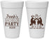 Personalized Bachelor Party 20 oz Foam Cups - Hunting | 40083