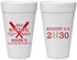 Personalized Bachelor Party 20 oz Foam Cups - Baseball | 40086