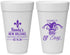 Personalized Bachelor Party 20 oz Foam Cups - Mardi Gras | 40089