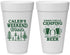 Personalized Bachelor Party 20 oz Foam Cups - Camping | 40091