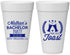Personalized Bachelor Party 20 oz Foam Cups - One Last Toast | 40095