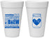 Personalized Wedding 20 oz Foam Cups - Something Old Something New | 401