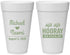 Personalized Wedding 20 oz Foam Cups - Sip Sip Hooray | 437