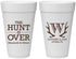 Personalized Wedding 20 oz Foam Cups - Monogram | 442