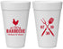 Personalized Wedding 20 oz Foam Cups - I Do Barbecue Bbq | 445