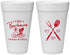 Personalized Wedding 20 oz Foam Cups - I Do Barbecue Bbq | 446