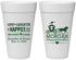 Personalized Wedding 20 oz Foam Cups - Happily Ever After | 452