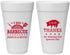 Personalized Wedding 20 oz Foam Cups - I Do Barbecue Bbq | 470