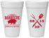 Personalized Wedding 20 oz Foam Cups - I Do Barbecue Bbq | 473