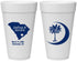Personalized Wedding 20 oz Foam Cups - Palmetto Tree | 475