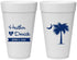 Personalized Wedding 20 oz Foam Cups - Palmetto Tree | 477