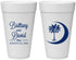 Personalized Wedding 20 oz Foam Cups - Palmetto Tree | 478