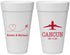 Personalized Wedding 20 oz Foam Cups - Destination | 492