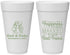Personalized Wedding 20 oz Foam Cups - Best Friend | 499