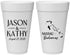Personalized Wedding 20 oz Foam Cups - Bahamas | 506