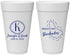 Personalized Wedding 20 oz Foam Cups - Barbados | 508
