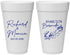Personalized Wedding 20 oz Foam Cups - Bermuda | 512