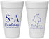 Personalized Wedding 20 oz Foam Cups - Colombia | 516
