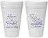 Personalized Wedding 20 oz Foam Cups - Curacao | 520
