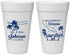 Personalized Wedding 20 oz Foam Cups - Curacao | 521