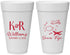 Personalized Wedding 20 oz Foam Cups - Fiji | 524