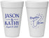 Personalized Wedding 20 oz Foam Cups - Guam | 526