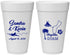 Personalized Wedding 20 oz Foam Cups - Guam | 527