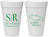 Personalized Wedding 20 oz Foam Cups - Jamaica | 530