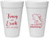 Personalized Wedding 20 oz Foam Cups - Martinique | 532
