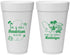 Personalized Wedding 20 oz Foam Cups - Martinique | 533