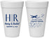 Personalized Wedding 20 oz Foam Cups - Cayman Island | 544