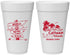 Personalized Wedding 20 oz Foam Cups - Cayman Island | 545