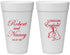 Personalized Wedding 20 oz Foam Cups - England | 548