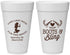 Personalized Bachelorette 20 oz Foam Cups - One Last Ride | 60024