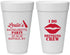 Personalized Bachelorette 20 oz Foam Cups - I Do Drinking Team | 60031