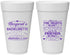 Personalized Bachelorette 20 oz Foam Cups - Nights Remember | 60034