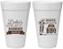 Personalized Bachelorette 20 oz Foam Cups - Boots Bouquets Bbq | 60035