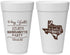 Personalized Bachelorette 20 oz Foam Cups - Texas Cowgirl | 60041