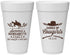 Personalized Bachelorette 20 oz Foam Cups - Saddle Up Cowgirls | 60045